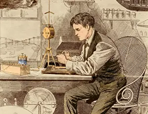Edison Prints: Thomas Edison, American inventor