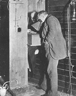 Edison Prints: Thomas Edison, Fluoroscope, 1896