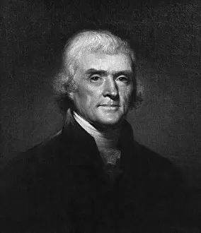 Rembrandt Prints: Thomas Jefferson, 3rd American President