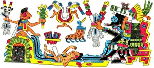 Icon Prints: Tlaloc, Aztec God of Rain, 15th century