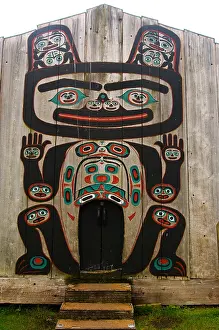 Religious Prints: Tlingit Clan House, Native American, First Nations art