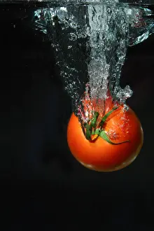 2004 Prints: Tomato Falling into Water