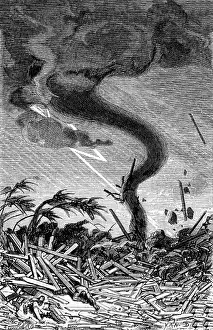 Pressure Prints: Tornado, 19th century