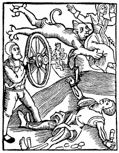 Cruelty Prints: Torture, The Breaking Wheel, 1517