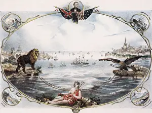 1800s Prints: Transatlantic Cable