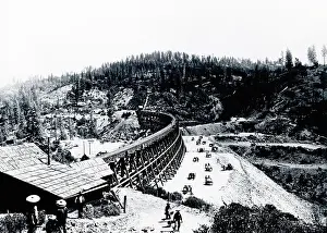 Train Prints: Transcontinental Railroad