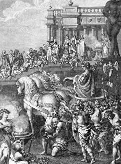 Jewish Prints: Triumph of Titus, 70 AD