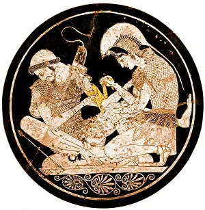 Best Sellers Part IV Prints: Trojan War, Achilles Tending Patroclus