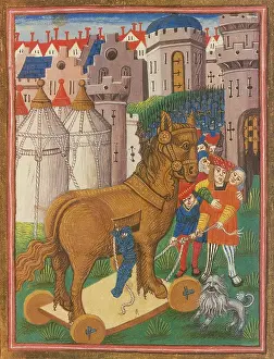 12th Prints: Trojan War, Trojan Horse