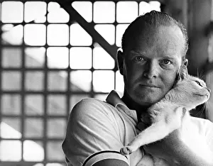 1963 Prints: Truman Capote and his Cat, 1963