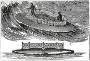 Boats, Ships, Maritime Prints: Tucker's Surf Boat, 1879