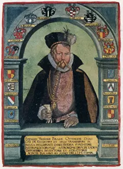 Danish Prints: Tycho Brahe, Danish Astronomer