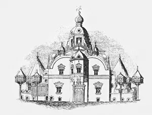 Astronomy Prints: Tycho Brahe's Uraniborg