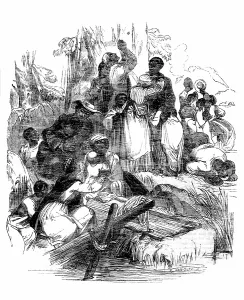 Railway Prints: Underground Railroad, Fugitive Slaves Arrive in Canada