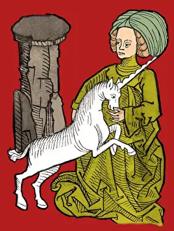 Folklore Prints: Unicorn, Legendary Creature