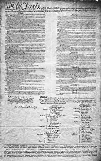 Document Prints: United States Constitution