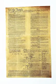 Document Prints: U.S Constitution
