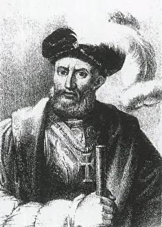 Portuguese Prints: Vasco da Gama, Portuguese Explorer