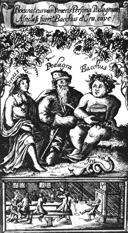 Beauty Prints: Venus, Podagra and Bacchus, 1687