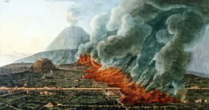 Volcanoes Prints: Vesuvius Eruption, 1760-61