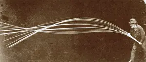 Locomotion Prints: Vibration of A Flexible Rod, 1886