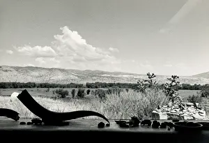 Sculptor Prints: View from Georgia O'Keeffe's Studio, 1971