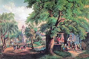 Smith Prints: Village Blacksmith, 19th Century