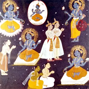 Hinduism Prints: Vishnu, Hindu Creator God