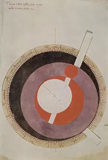 Volvelle Showing Ptolemaic System