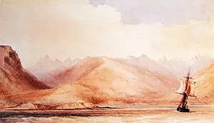 Watercolours Prints: Voyage of HMS Beagle