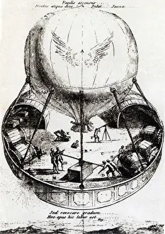 Balloon Prints: 'Voyage to Other Spheres', 1783
