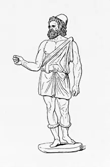 Volcanoes Prints: Vulcan, Roman God