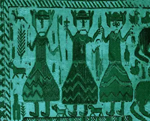 Textile Prints: Wall Hanging of Norse Gods