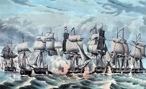 Book Prints: War of 1812, Battle of Lake Erie, 1813