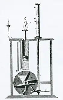 Horology Prints: Water Clock Diagram