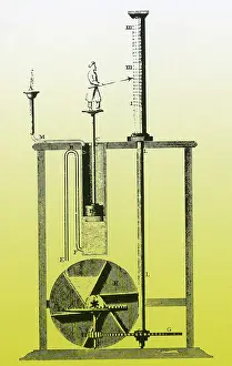 Instrument Prints: Water Clock Diagram