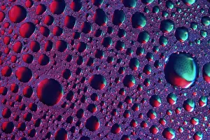 Surface Prints: Water droplets