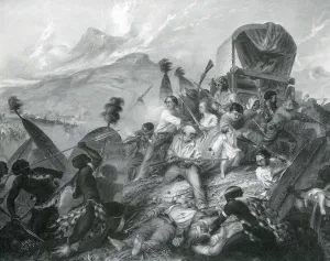 Empire Prints: Weenen Massacre, Zulu Slaughter of Voortrekkers, 1838