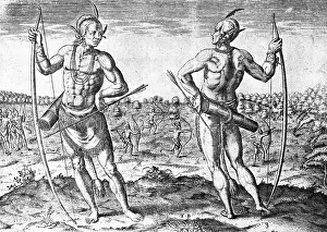 Found Prints: Weroan, Native American Indian, 16th century