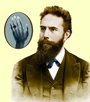 Konrad Prints: Wilhelm Roentgen, German Physicist