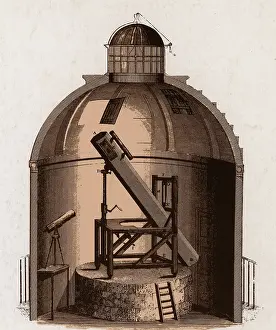 Instrument Prints: William Herschel's Telescope, 1781