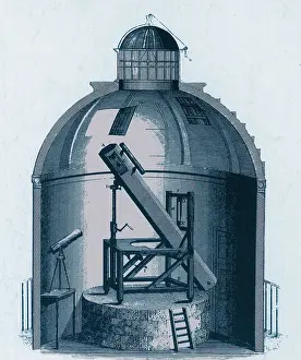 Instrument Prints: William Herschel's telescope