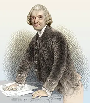 Hunter Prints: William Hunter, Scottish Obstetrician