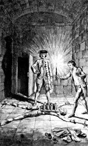Cruelty Prints: William Spiggot Suffers Peine forte et dure, 1721