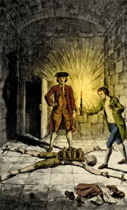 Instrument Prints: William Spiggot Suffers Peine forte et dure, 1721