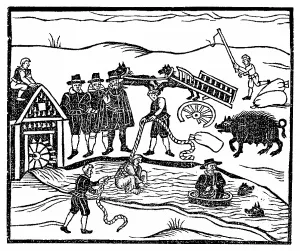 More Science & Medical Prints: Witch Test, Ordeal by Water, 16th Century