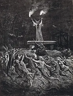 Religious Prints: Witches Sabbath, 1884