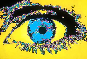 Womans Prints: Woman's Eye