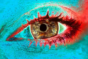 Womans Prints: Woman's Eye