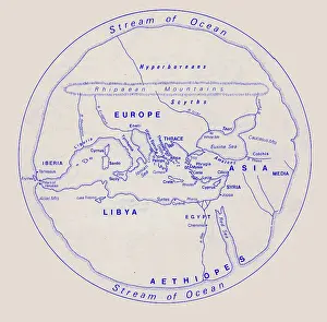 World Cultures Prints: The world as seen by the ancients